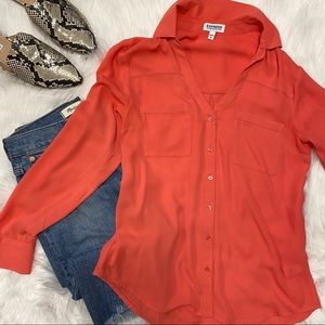 Express Portofino Top Small Salmon Color